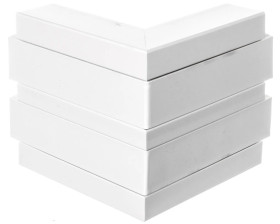 Naroże zewnętrzne stałe RAPID 45-2 190x190x165 GK-AS53165RW białe 6113410
