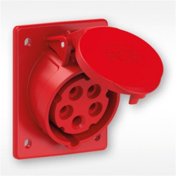 Gniazdo tablic. 16A/5P skośne 400V IP44 PCE 415-6