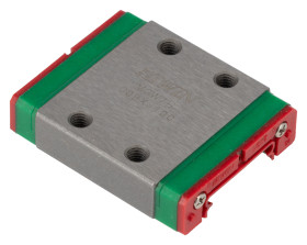 Blok prowadnic szyna: 7mm RS PRO szer: 25mm dł: 31.2mm MGW