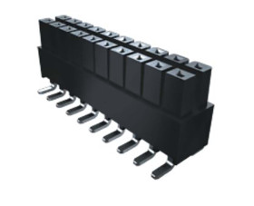 Gniazdo PCB 10 -pinowe 2 -rzędowe raster: 2.54mm Proste SMD