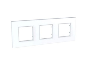 UNICA QUADRO Ramka 3 potrójna biel polarna MGU2.706.18 SCHNEIDER ELECTRIC