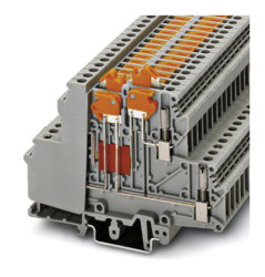 Blok zacisków przelotowych Phoenix Contact poziomy: PodwójnyŚruba UDMTK 5-PL 10A 400 V