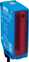 Czujniki fotoelektryczne Odblaskowe Prostokątny SICK NPN, PNP, Push-Pull zakres 1,5 m Dioda Pin Point LED