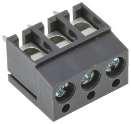 Klucz polaryzacyjny 3 -pinowe raster 5mm Przewlekany Męski RS PRO