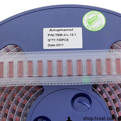 TMM-4-L-12-1 Connect DIP Straight Female Lock 12W THT AMPHENOL