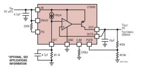 LT3045 - 20V, 500mA, Ultralow Noise, Ultrahigh PSRR Linear Regulator