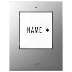m-e 41302 BELL-500 Wireless Doorbell Button with Backlit Nameplate