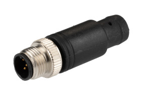 Złącze wielostykowe przemysłowe M12 Wtyczka RS PRO