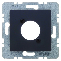 Płytka centralna do okrągłych łączy wtykowych XLR D-Serie antracyt B.1/B.3/B.7 Glas 14121606