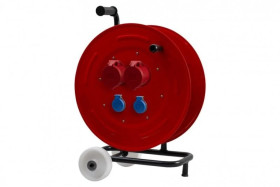 Rozgałęźnik na bębnie metalowym MAKARA-460 NK 2x16A 5p, 2x230V IP44