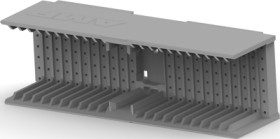 PCB mount shroud for Plug pins, 646478-5