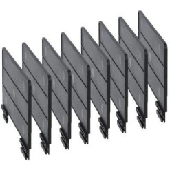 Zestaw 8 sztuk separatorów torów głównych do układów przełącznych GLCMB0125…GLCMB0315 GLCX901