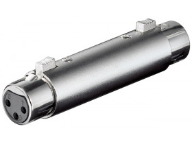 Adapter, łącznik XLR gniazdo / XLR gniazdo (3-pin)