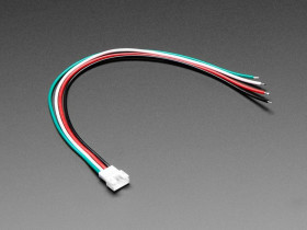 Adafruit JST PH 2mm 4-Pin Socket to Color Coded Cable - 200mm