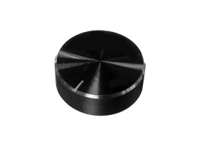 Gałka potencjometru GCLG30 CZARNA 30mm h-10 gładka