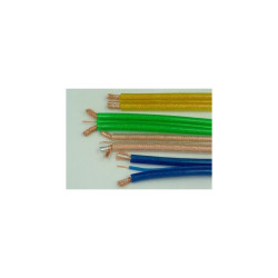 Przewód 2C+2 /6+2+6mm/ OFC żółty transparent