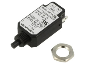 T11-214-2A Wyłącznik nadprądowy przykręcany Iznam: 2A Uznam: 240VAC 48VDC SPST