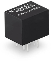TracoPower TDN 1-1223WI Przetwornica DC/DC, do PCB TDN 1-1223WI, DIL, 1 W, +15 V/DC, -15 V/DC, 35 mA, 1 szt.
