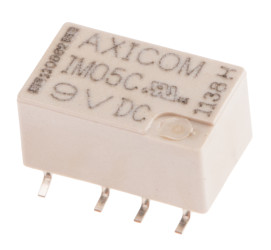 Przekaźnik sygnału, 5V dc, 2 A, DPDT, 2-polowy, montaż SMD, TE Connectivity IM