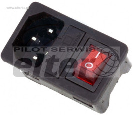 Komputerowe zĹ‚Ä…cze zas. mÄ™skie montaĹĽ. bezp. wĹ‚.