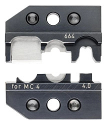 Matryca zagniatająca do cięcia, ściągania izolacji i zagniatania złączy fotowoltaicznych MC 4 (Multi-Contact) KNIPEX 97 49 66 4