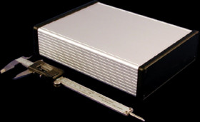 Aluminum enclosure, (L x W x H) 220 x 165 x 52 mm, natural, IP54, 1455T2202