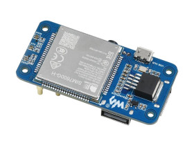 Waveshare SIM7600G-H 4G HAT (B) for Raspberry Pi, LTE Cat-4 4G / 3G / 2G Support, GNSS Positioning, Global Band