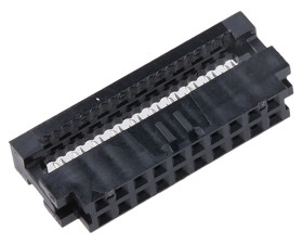 Złącze IDC 20-pinowe 2-rzędowe raster: 2.0mm Żeński Montaż na kablu Amphenol Communications Solutions