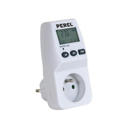 Miernik poboru energii 230V 16AP POL (Watomierz,Koszt) PEREL