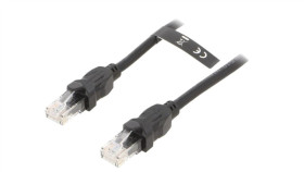 Ibbbl Patch Cord U/Utp 6 Cu Pvc Czarny 10M Rj45 Wtyk,Z Obu Stron