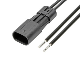 Molex Obudowa złącza pin męskiego na kabel Ilość pinów 2 Wymiary siatki: 3.60 mm 2166231022 1 szt.