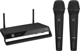 Podwójny, cyfrowy zestaw mikrofonu bezprzewodowego PLL 2.4GHz TXS-2402SET