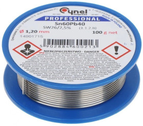 Drut lutowniczy CYN-1.20/100