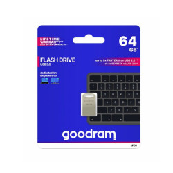 Pamięć PENDRIVE 64GB GoodRamUPO3 Flash Drive Silver MINI USB3.0
