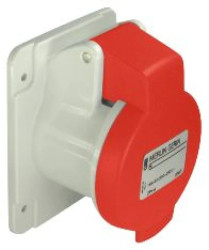 Gniazdo przemysłowe, proste, 3p+N+E, 32A, 380...415 V AC, IP 44 PKF32G435