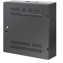 Intellinet 713689 Low-Profile 19" Wall Mount Cabinet with 4U Horizontal and 2U