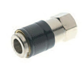 Szybkozłącze powietrza RS PRO G 1/8 żeńskie rodzaj Żeński Gwintowany Mosiądz 1/8in