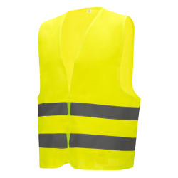 Gilet haute visibilité jaune fluo
