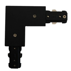 Łącznik szynowy katowy L 1F czarny LP-552-S-BK Light Prestige