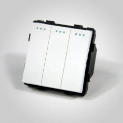 TouchMe Mechanizm łącznik potrójny biały ME607W