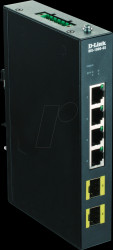 DIS-100G-6S Switch, 6-Port, Gigabit Ethernet, SFP
