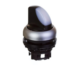 Napęd przełącznika 2 położeniowy biały z podświetleniem bez samopowrotu M22-WLKV-W 284393