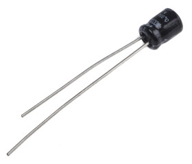 Kondensator 2.2μF 50V dc Radialny, Otwór przelotowy RS PRO roztaw: 1.5mm 4 (Dia.) x 5mm