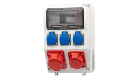 Rozdzielnica Caja 9M - Gniazda 2X16a 5P, 3X230v /9 Modułów/