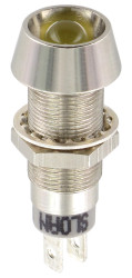 Lampka kontrolna do montażu panelowego 5 → 28V, Żółta 8.2 x 7.6mm LED Sloan
