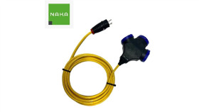 Extreme Przedłużacz 3X1,5 Pur H07bq-F 2M 3-Fach 1320902