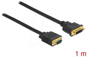 86756 Cable DVI 24+5 female to VGA male 1 m