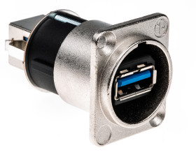 Pokrywa Adapter USB 3.0 THT Neutrik do Złącza USB 3.0