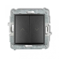 ICON Mechanizm łącznika zwiernego żaluzjowego grafitowy 11IWP-8