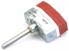Step rotary switches, 2 pole, 12 stage, 30°, interrupting, 1.5 A, 42 V, 08-2114